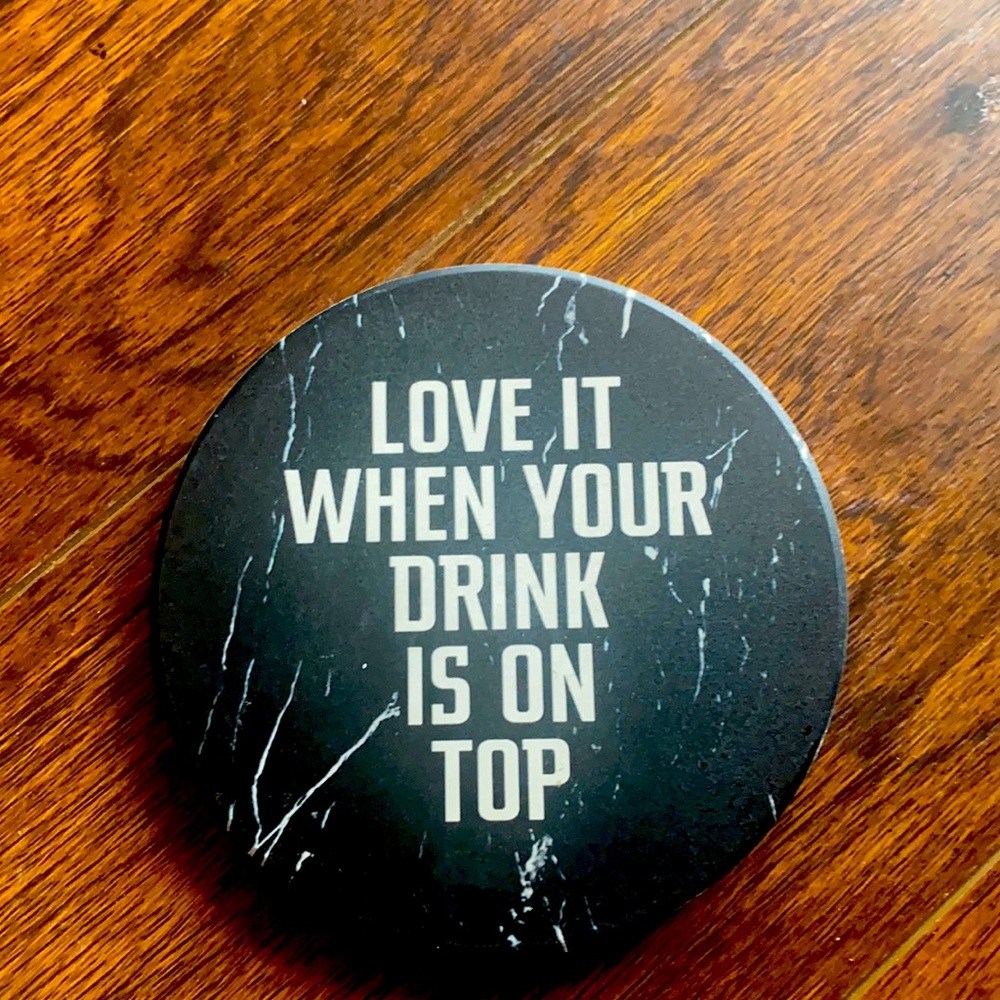 Unique Coasters with Quotables- set of 6 - Picture 3 of 4